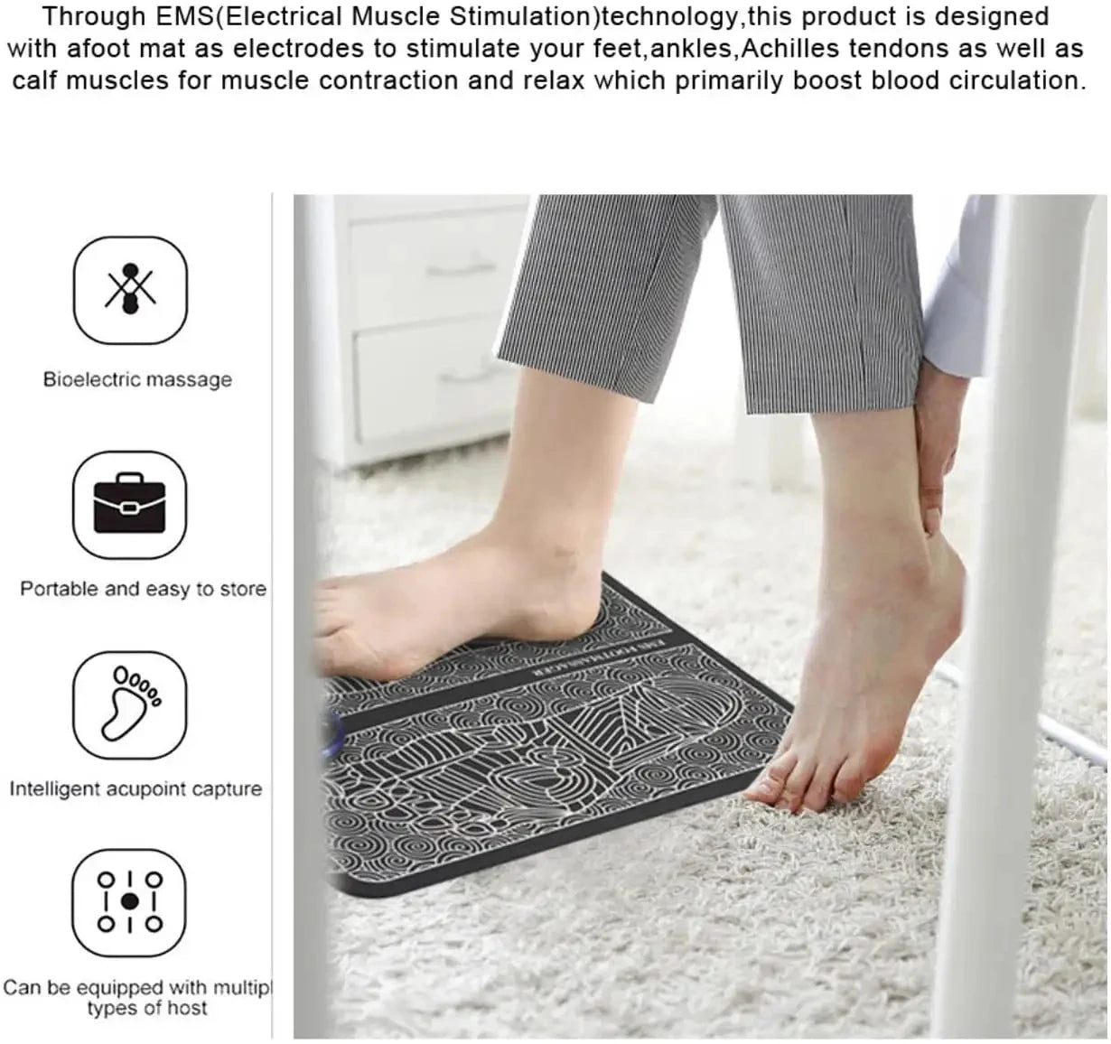 Electric Foot Massager Pad