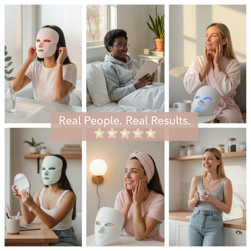 Wireless LED Facial Mask