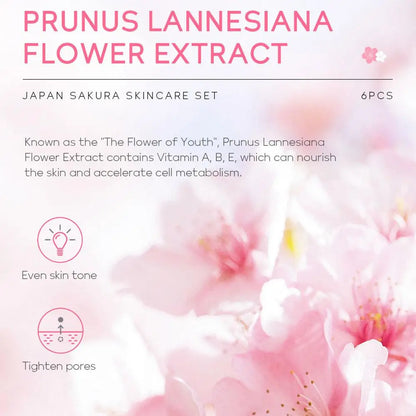 Sakura Glass Skin Care Set