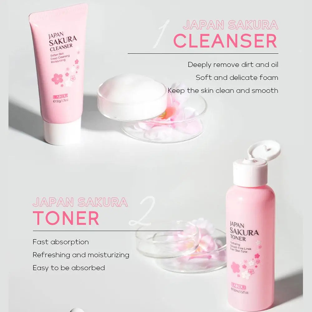Sakura Glass Skin Care Set