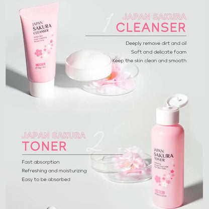 Sakura Glass Skin Care Set