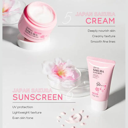 Sakura Glass Skin Care Set
