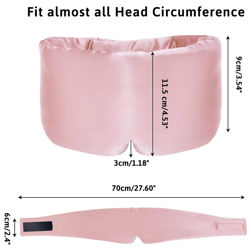 100% Mulberry Silk Blackout Sleeping Eye Mask