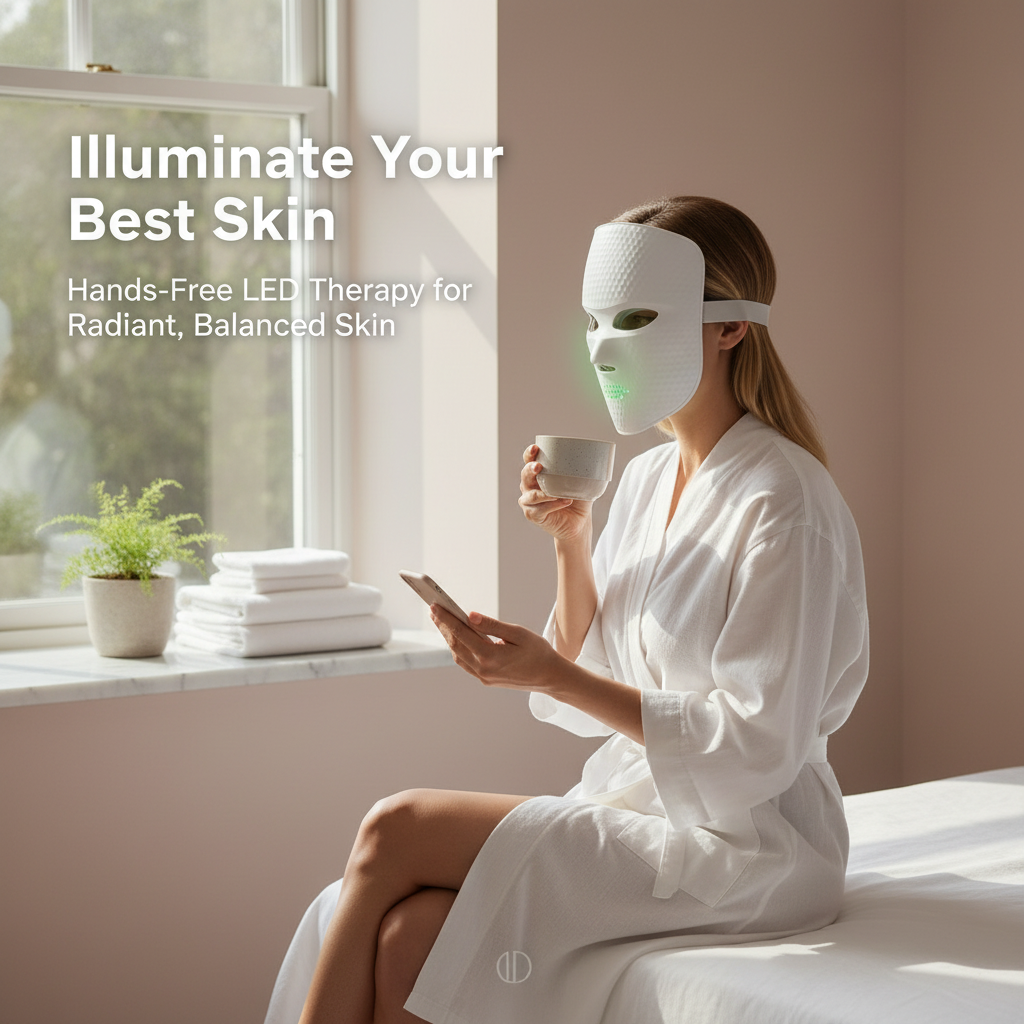 Wireless LED Facial Mask